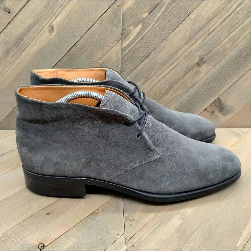 ECCO Citytray Grey Suede Chukka Boots Mens Size 10.10.5 Casual Boots, Shoes‎